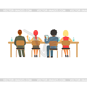 student sitting clipart
