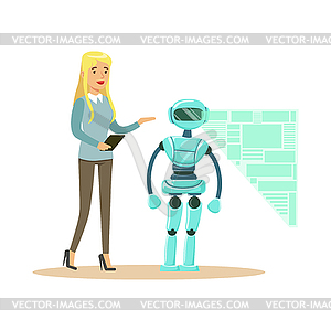 female engineer clipart