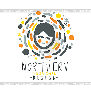 Nothern logo template original design, badge for - vector clip art