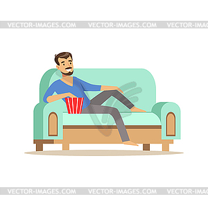 people sitting on couch clipart