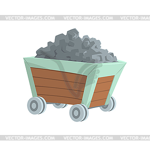 coal cart clipart