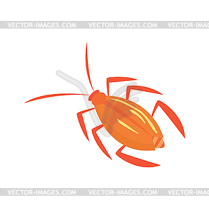 Cockroach insect cartoon i - vector image