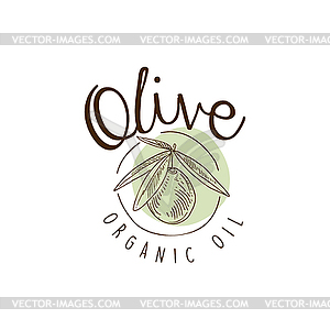 Оливковое масло с оливковым маслом - изображение в векторе