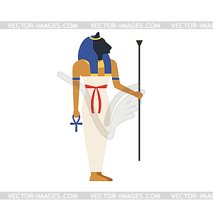 Maat, Goddess of justice of ancient Egypt - vector clipart