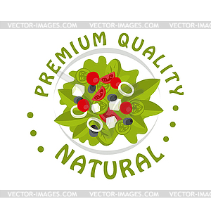 Premium quality, natural logo template, badge for - vector EPS clipart