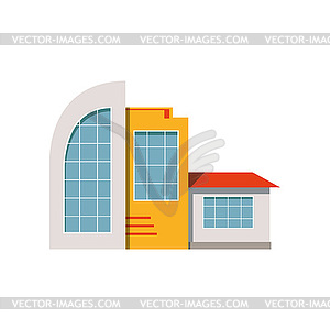 Shop store facade, exterior of market, modern - vector clipart