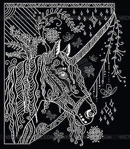 Black relax Decor- - vector image
