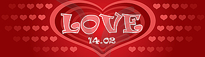 Valentins day Background  - vector image