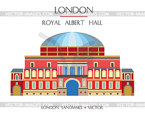 Colorful London landmark - stock vector clipart