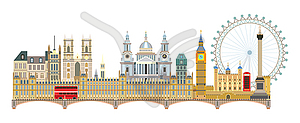 London skyline  - vector clipart