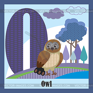 Animal alphabet - vector image