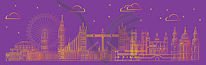 London skyline 20 - vector image