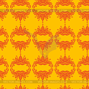 Ornamental seamless pattern abstract background - vector clip art