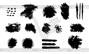 Set of abstract grunge design elements - vector clipart