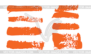 Set of abstract grunge design elements - vector image