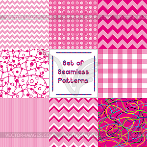 Pink set - vector EPS clipart