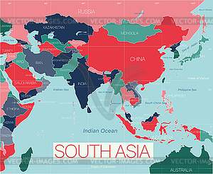 labeled world map clip art