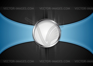 Абстрактный фон с серебряной форме круга - векторный клипарт