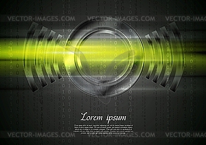 Abstract tech shiny glow background - vector EPS clipart