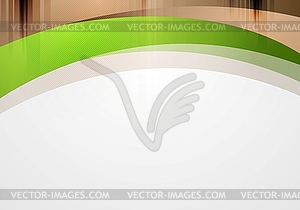 Abstract vibrant tech waves background - vector clip art