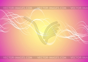 Blurred bright waves - vector image