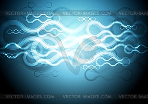 Abstract bright elegant shapes background - vector clipart