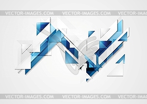 Bright hi-tech geometry background - vector clipart