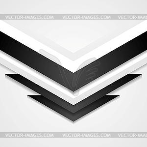 Abstract corporate background with arrows elements - vector image