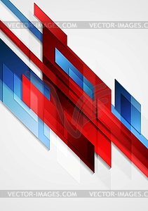 Blue and red hi-tech motion design - vector clipart