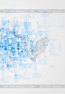Corporate shiny tech squares design - vector clip art