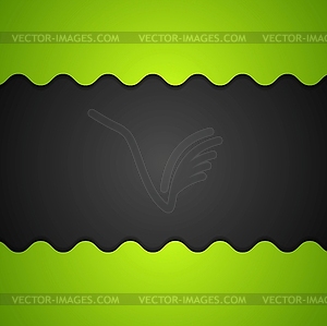 Green and black corporate background - royalty-free vector clipart