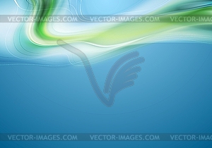 Bright abstract wavy background - vector clipart