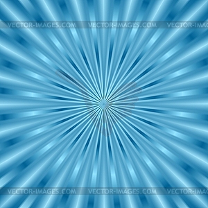 Синий светящийся лучи фон - векторный клипарт EPS