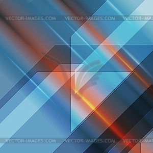 Bright geometric technology background - vector clipart