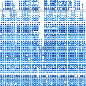Abstract blue squares texture - vector image