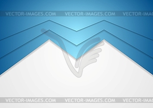 Abstract blue arrow concept background - vector EPS clipart