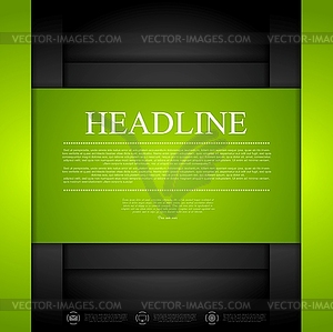 Abstract green corporate background - vector clipart