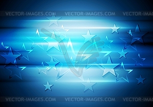 Abstract shiny stars background - vector clipart