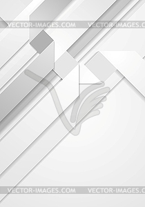 Abstract light tech geometric corporate background - vector clipart