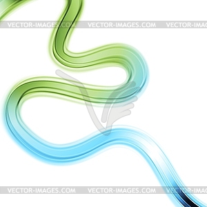 Abstract wavy background - vector clipart