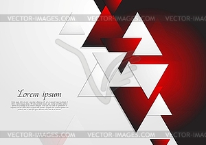 Tech corporate abstract background - vector image