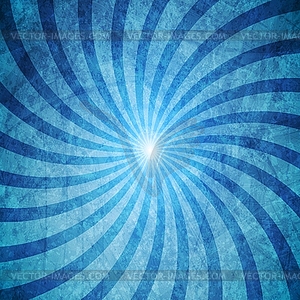 Blue grunge swirl background - vector clip art