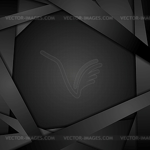 Dark corporate abstract background - vector clipart