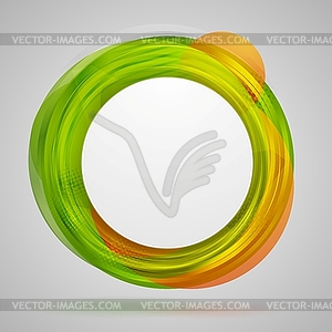 Bright concept circles abstract design - vector image