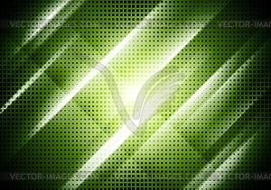 Dark green abstract shiny background - vector image