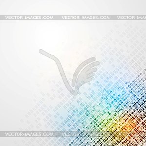 Colorful tech background - vector image