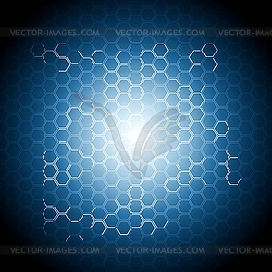 Abstract blue geometry background - vector clipart