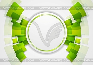 Green shiny hi-tech background - stock vector clipart