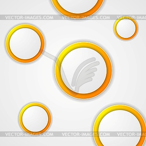 Abstract modern circles background - vector clip art