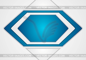 Abstract blue and grey background - color vector clipart